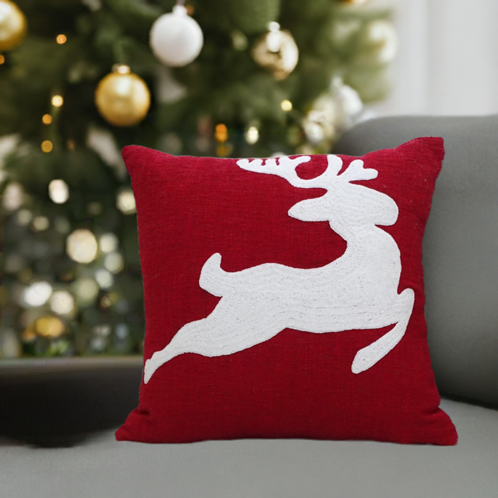Vibhsa Christmas Decorative Throw Pillow for Christmas  20" x 20"