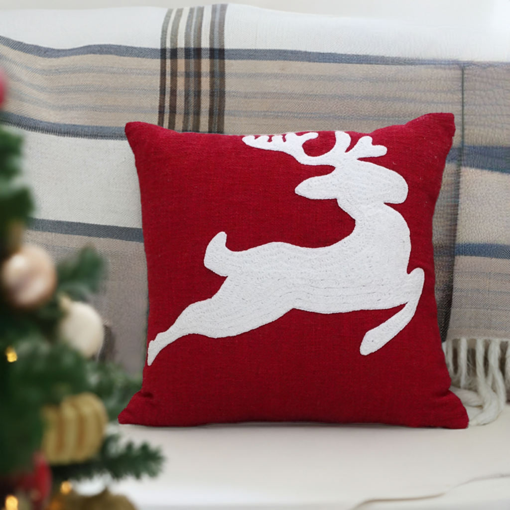Vibhsa Christmas Decorative Throw Pillow for Christmas  20" x 20"