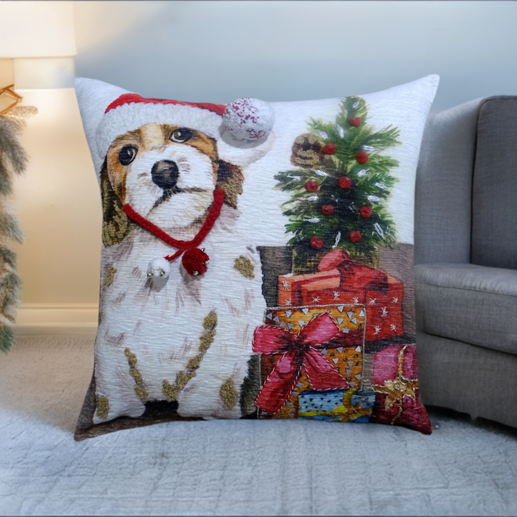 Vibhsa Christmas Decorative Throw Pillow for Christmas  20" x 20"