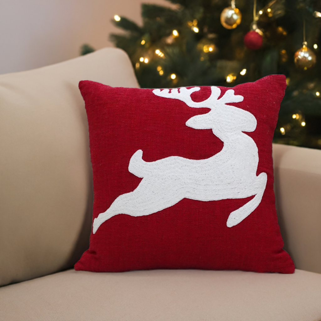 Vibhsa Christmas Decorative Throw Pillow for Christmas  20" x 20"