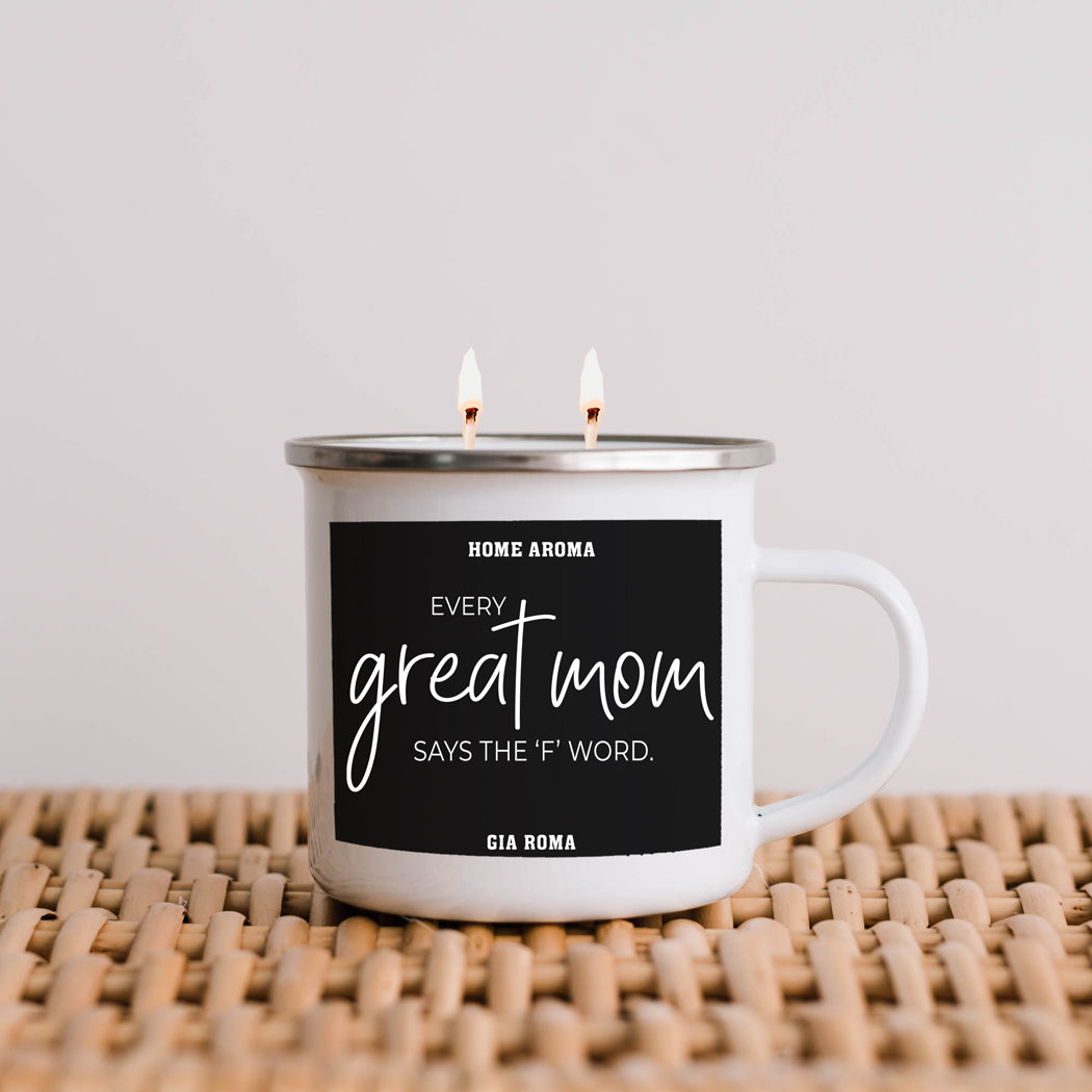 Mothers Day Candle Mug 16oz Reusable Metal Candle Soy Gift