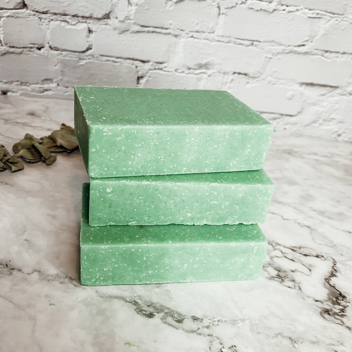 Grüner Tee Verbena Meersalz-Peeling – Zitrus-Körperpeelingseife