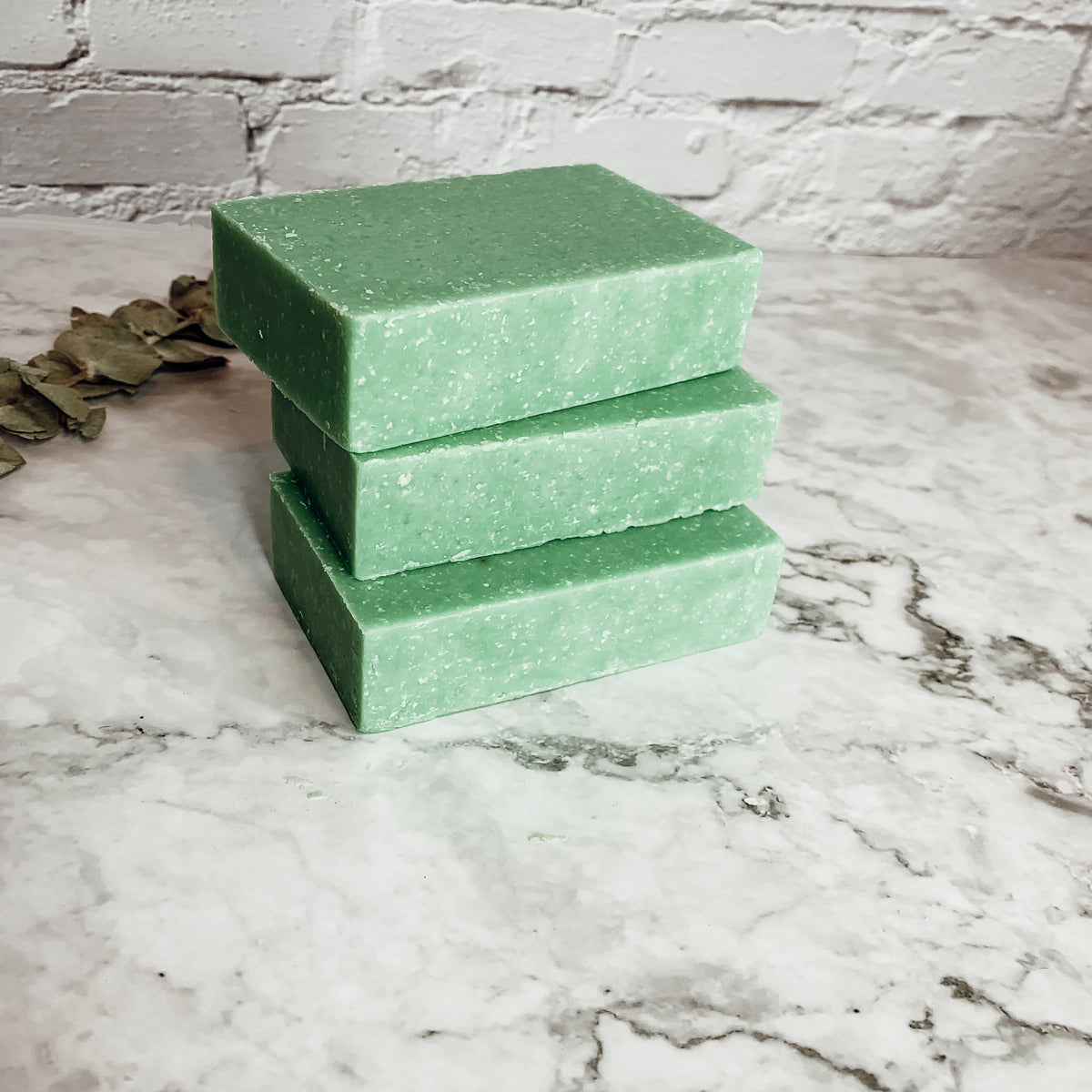 Grüner Tee Verbena Meersalz-Peeling – Zitrus-Körperpeelingseife