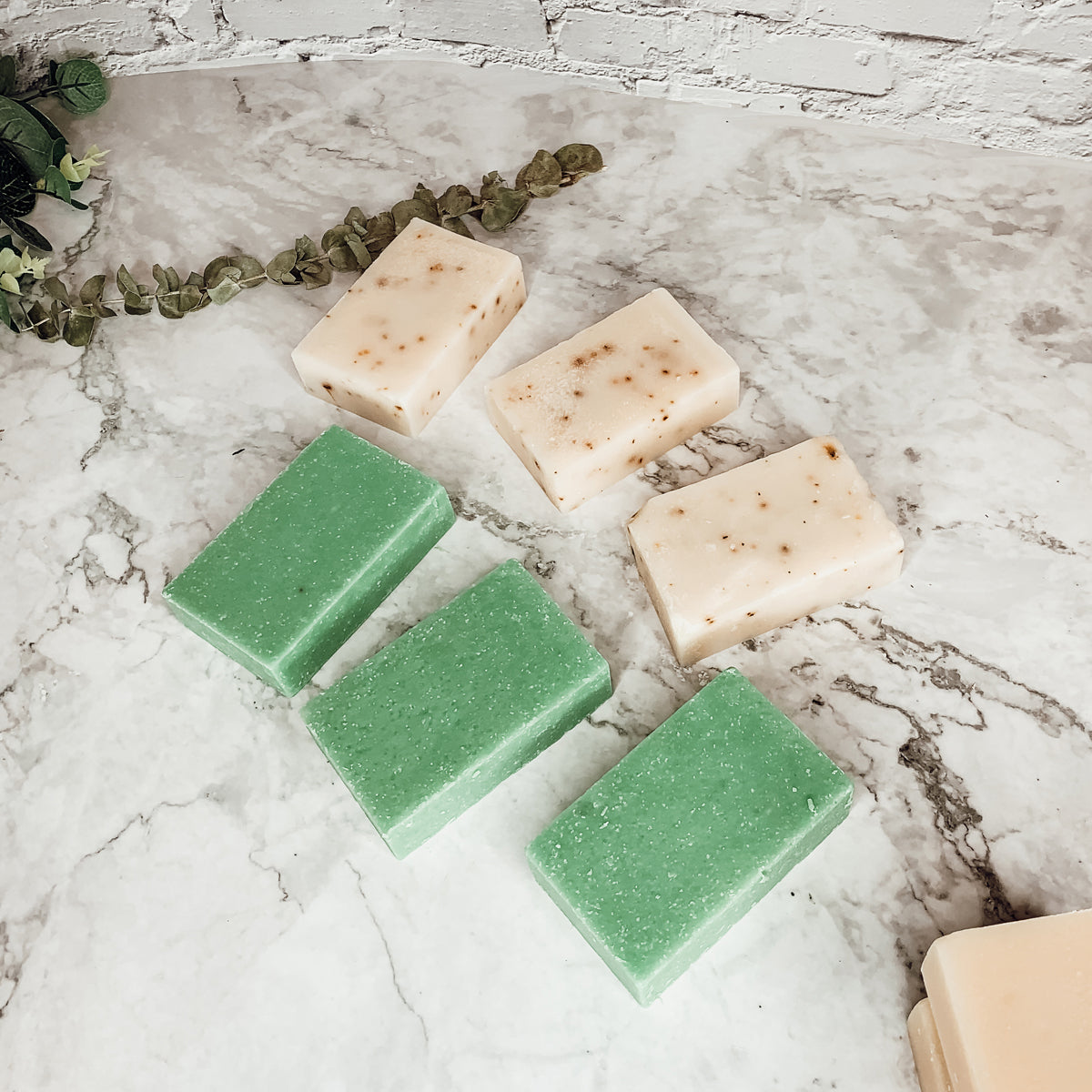 Grüner Tee Verbena Meersalz-Peeling – Zitrus-Körperpeelingseife