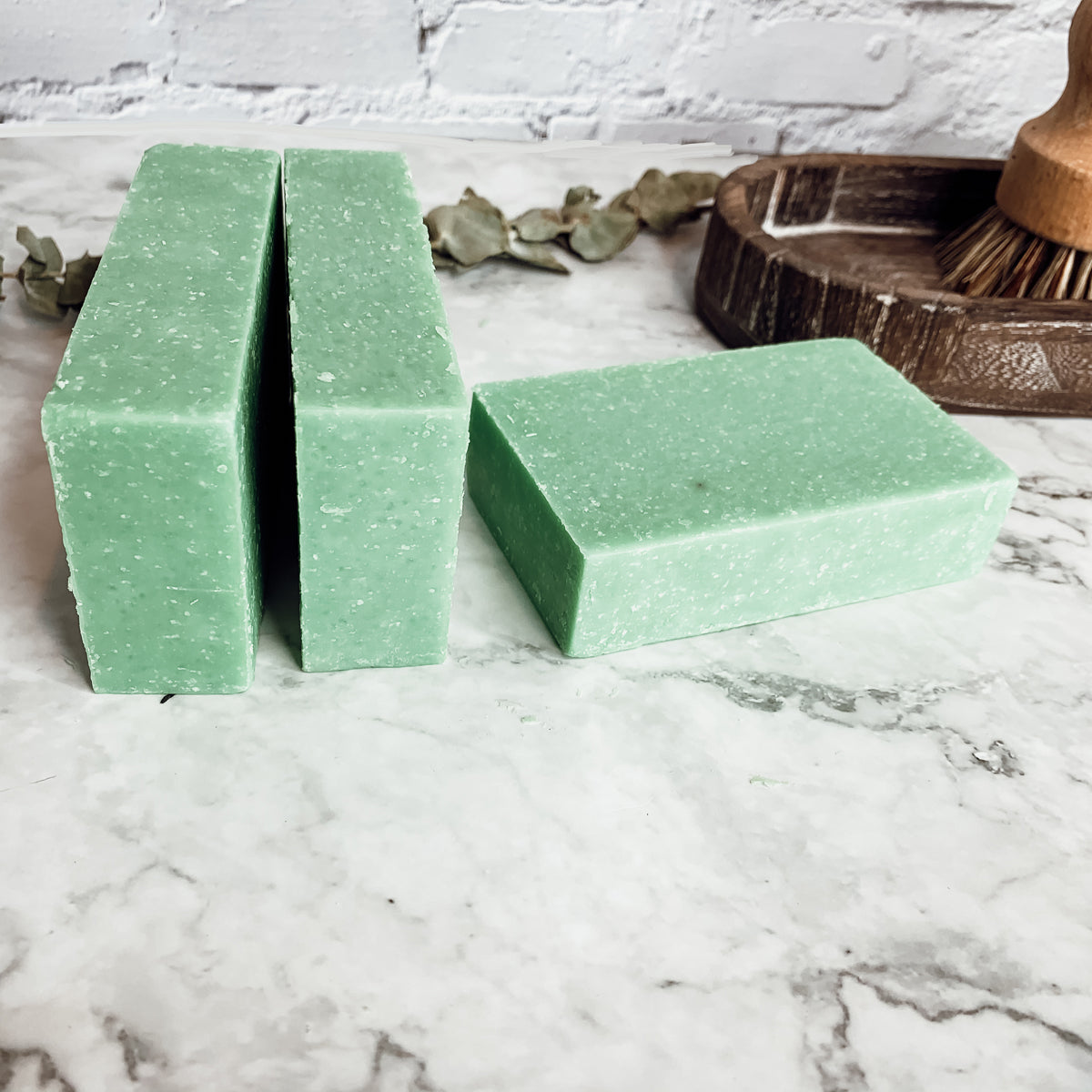 Grüner Tee Verbena Meersalz-Peeling – Zitrus-Körperpeelingseife