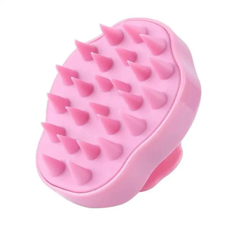 Hair Shampoo Brush - Head Scalp Massager Soft Silicone Brush Scalp Care Brush For Bathroom and Bath