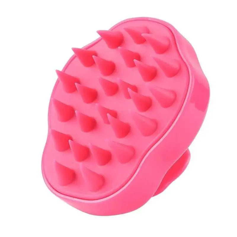 Hair Shampoo Brush - Head Scalp Massager Soft Silicone Brush Scalp Care Brush For Bathroom and Bath