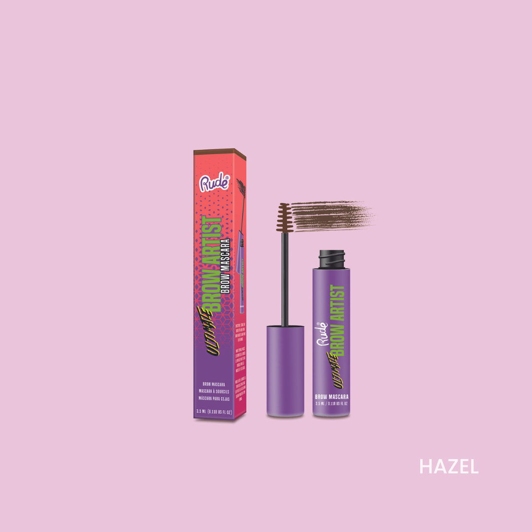 RUDE Ultimate Brow Artist Augenbrauenmascara - Hazel