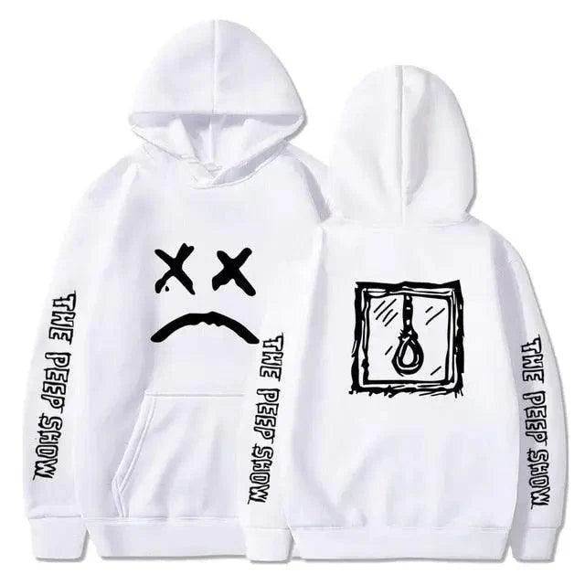 Hip Hop Hoodies Modern Hell Hood For Boy Men Women Hooded Pullover Male Female Cry Baby Hoodie Sweatshirts Women's Hoodie Peep Show Rap Music Men's Hip Hop Weep Rapper Sweater Warm Winter Sweater