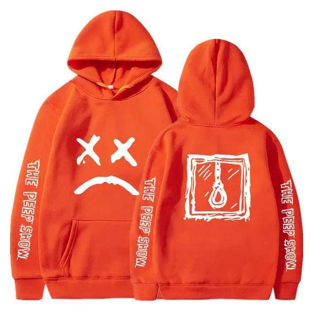Hip Hop Hoodies Modern Hell Hood For Boy Men Women Hooded Pullover Male Female Cry Baby Hoodie Sweatshirts Women's Hoodie Peep Show Rap Music Men's Hip Hop Weep Rapper Sweater Warm Winter Sweater