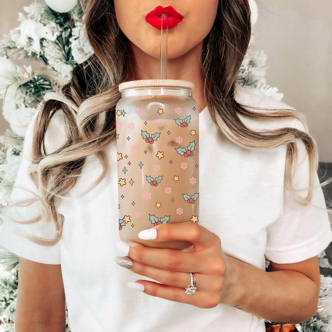 Mug de Noël drôle 500 ml rose pastel, Père Noël qui twerke, tasse coquine pour les fêtes, chocolat chaud, lait de poule