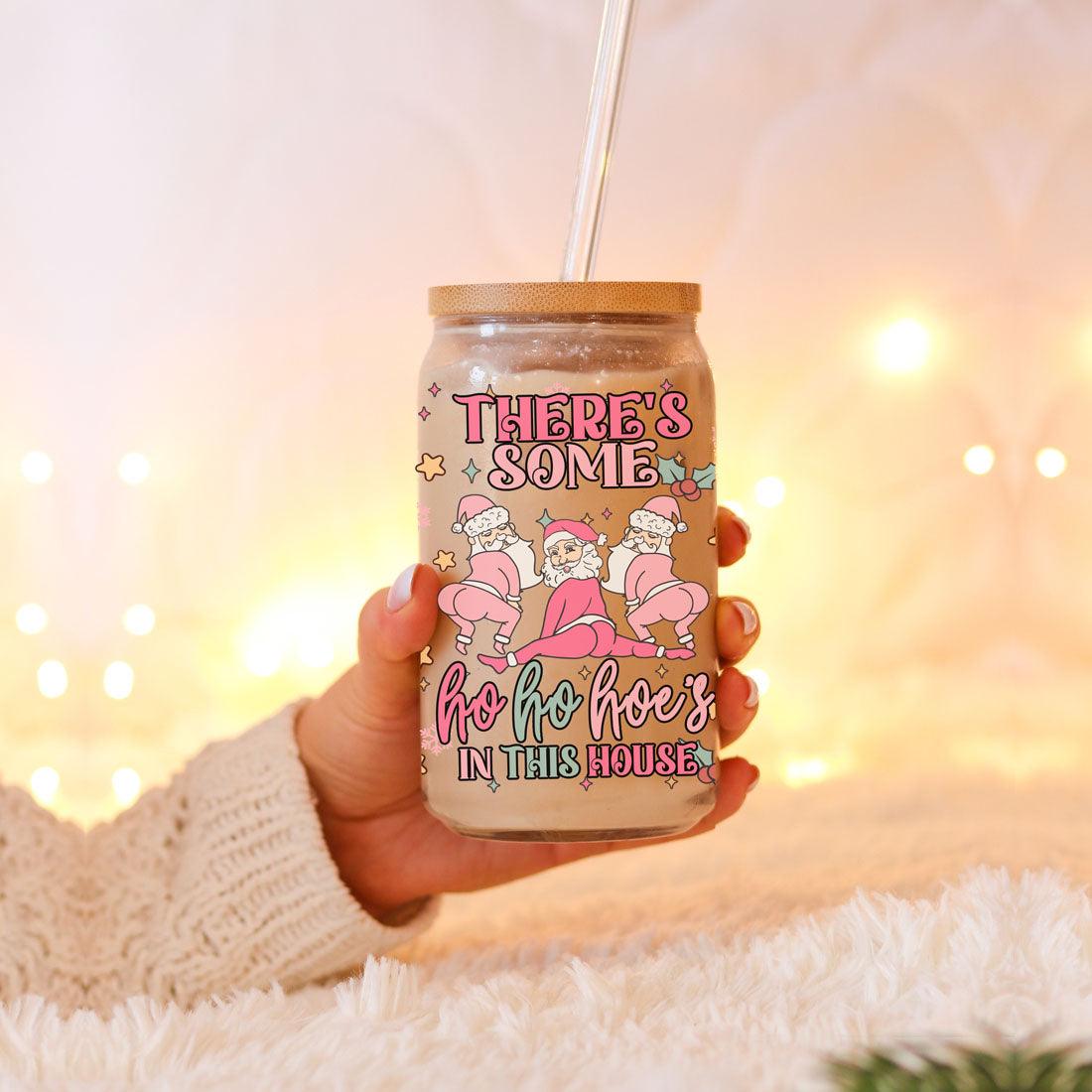 Mug de Noël drôle 500 ml rose pastel, Père Noël qui twerke, tasse coquine pour les fêtes, chocolat chaud, lait de poule