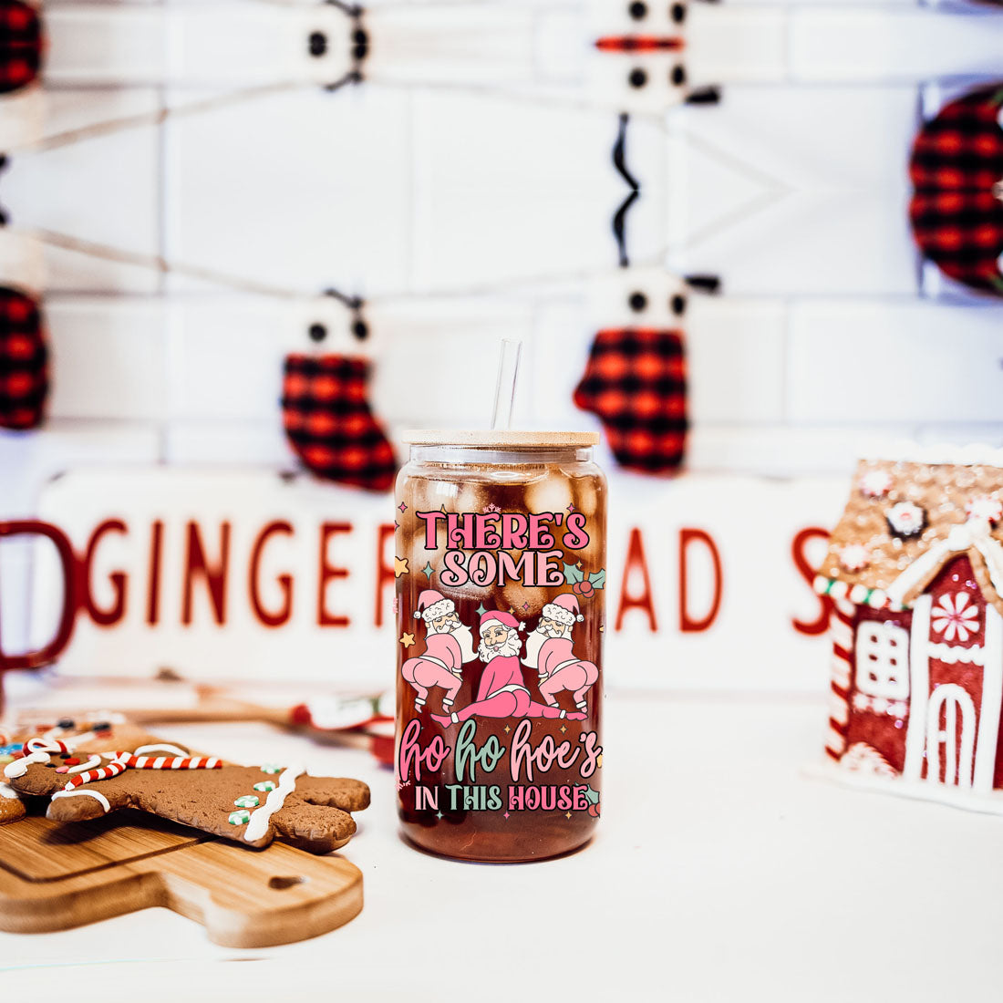 Mug de Noël drôle 500 ml rose pastel, Père Noël qui twerke, tasse coquine pour les fêtes, chocolat chaud, lait de poule