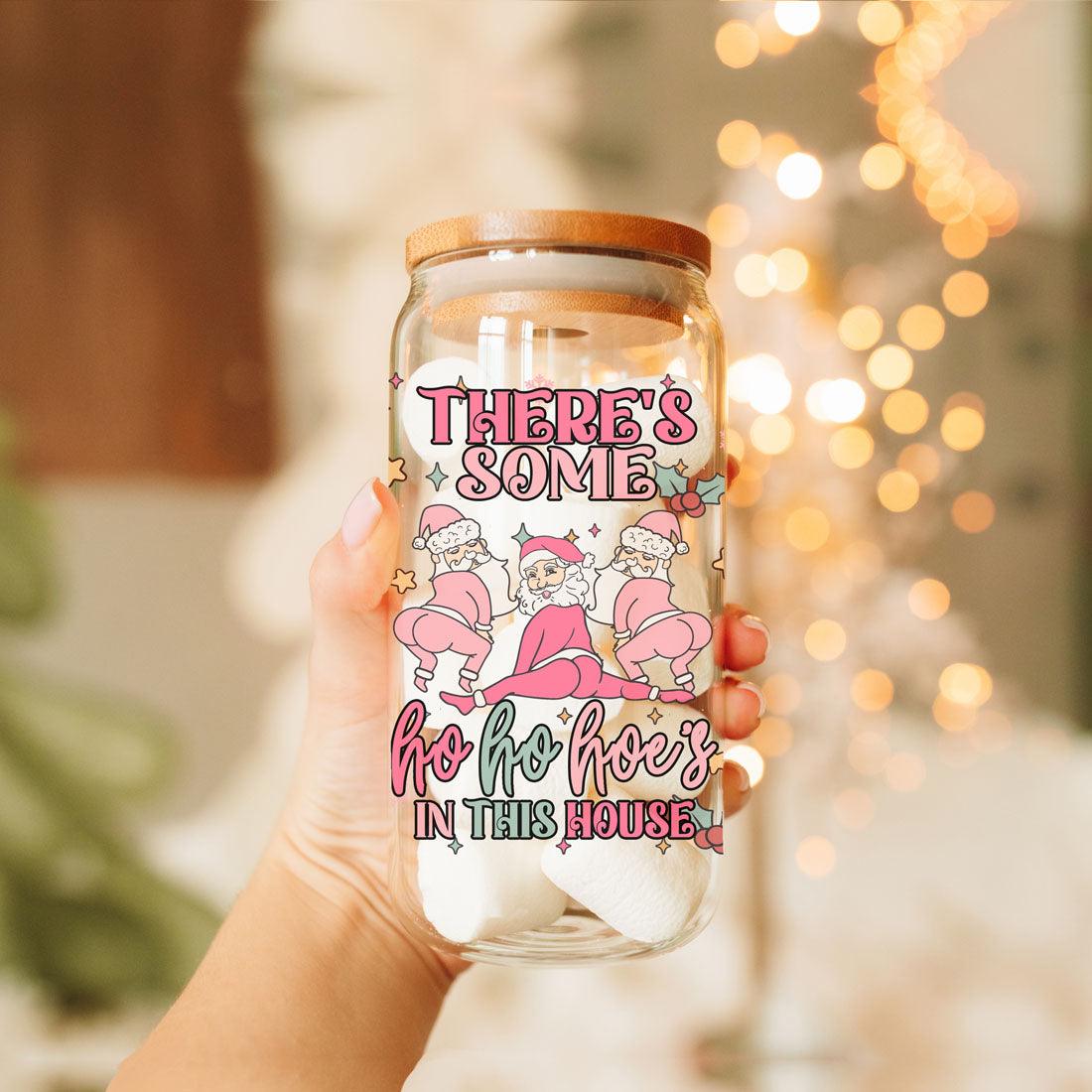 Mug de Noël drôle 500 ml rose pastel, Père Noël qui twerke, tasse coquine pour les fêtes, chocolat chaud, lait de poule