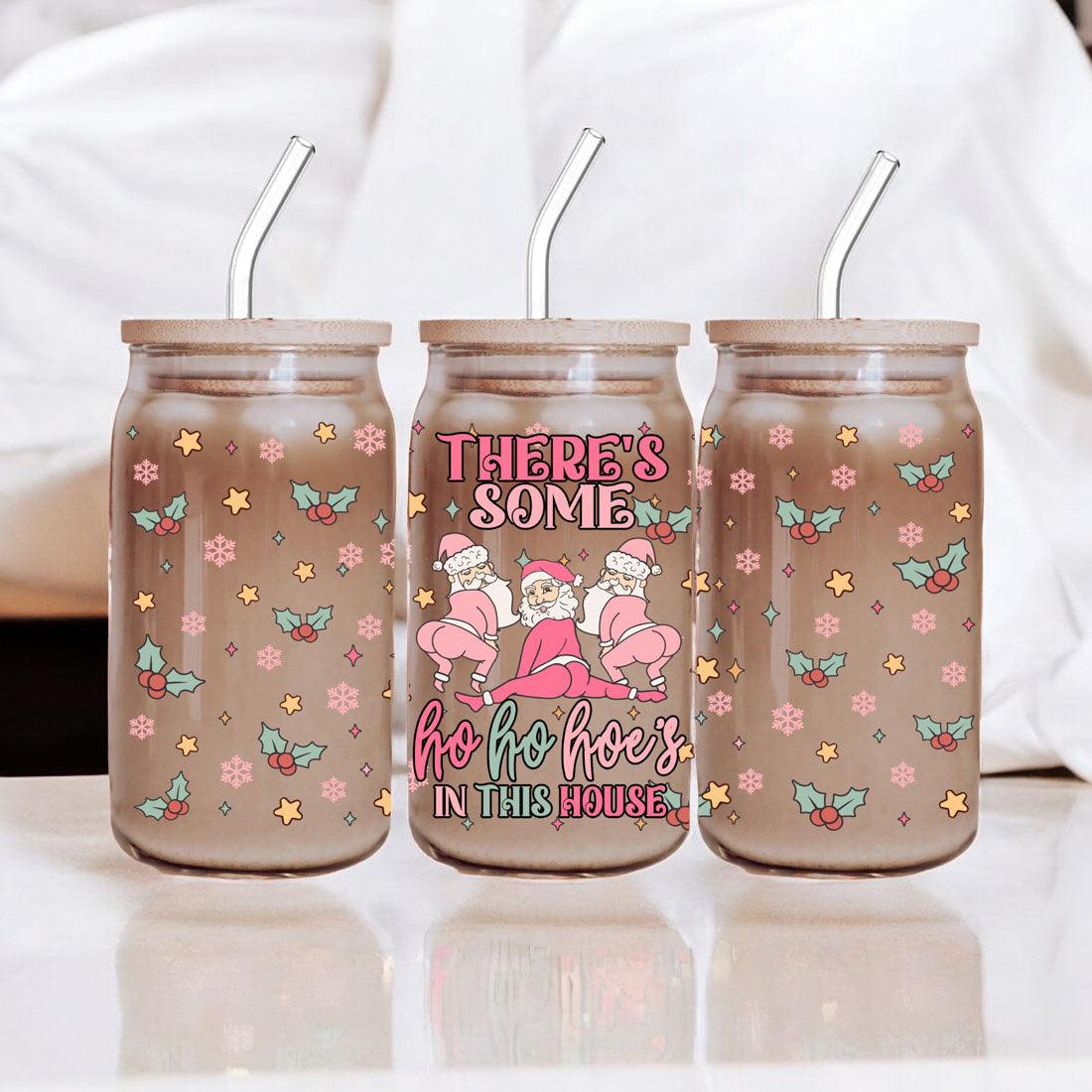 Mug de Noël drôle 500 ml rose pastel, Père Noël qui twerke, tasse coquine pour les fêtes, chocolat chaud, lait de poule