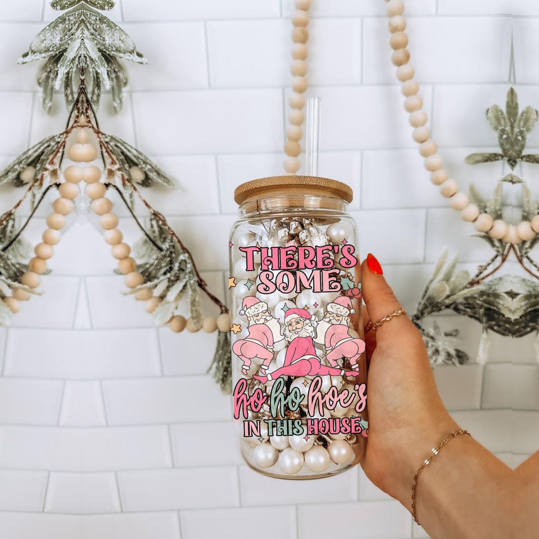 Mug de Noël drôle 500 ml rose pastel, Père Noël qui twerke, tasse coquine pour les fêtes, chocolat chaud, lait de poule