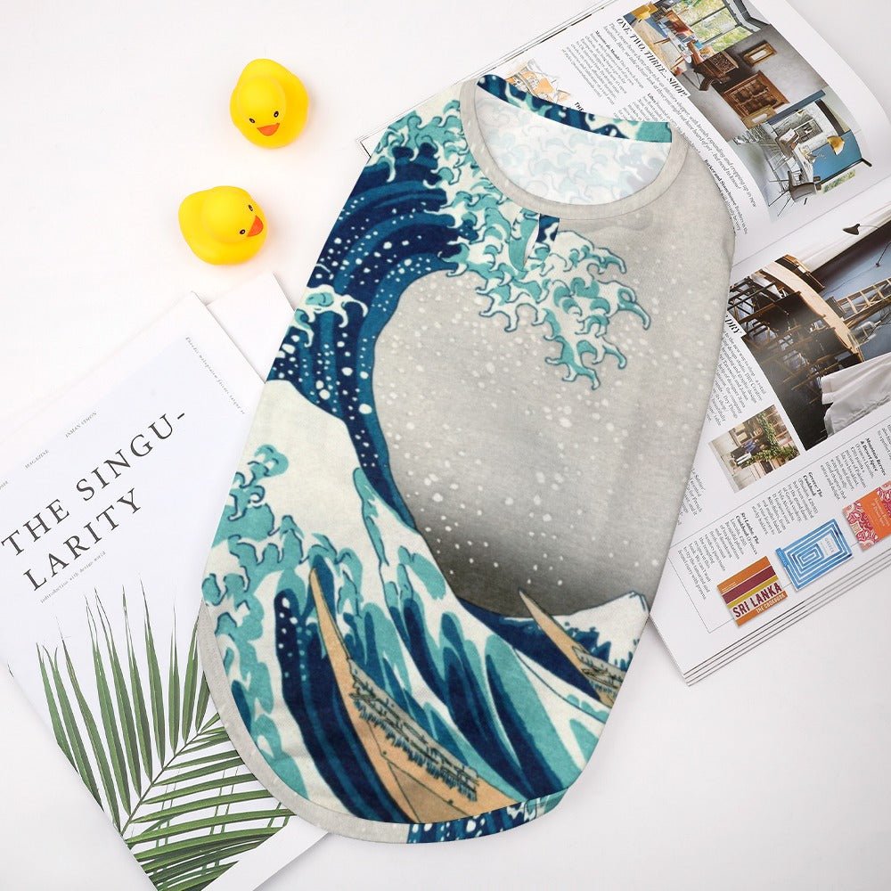 Hokusai Great Wave Off Kanagawa Pet Vest