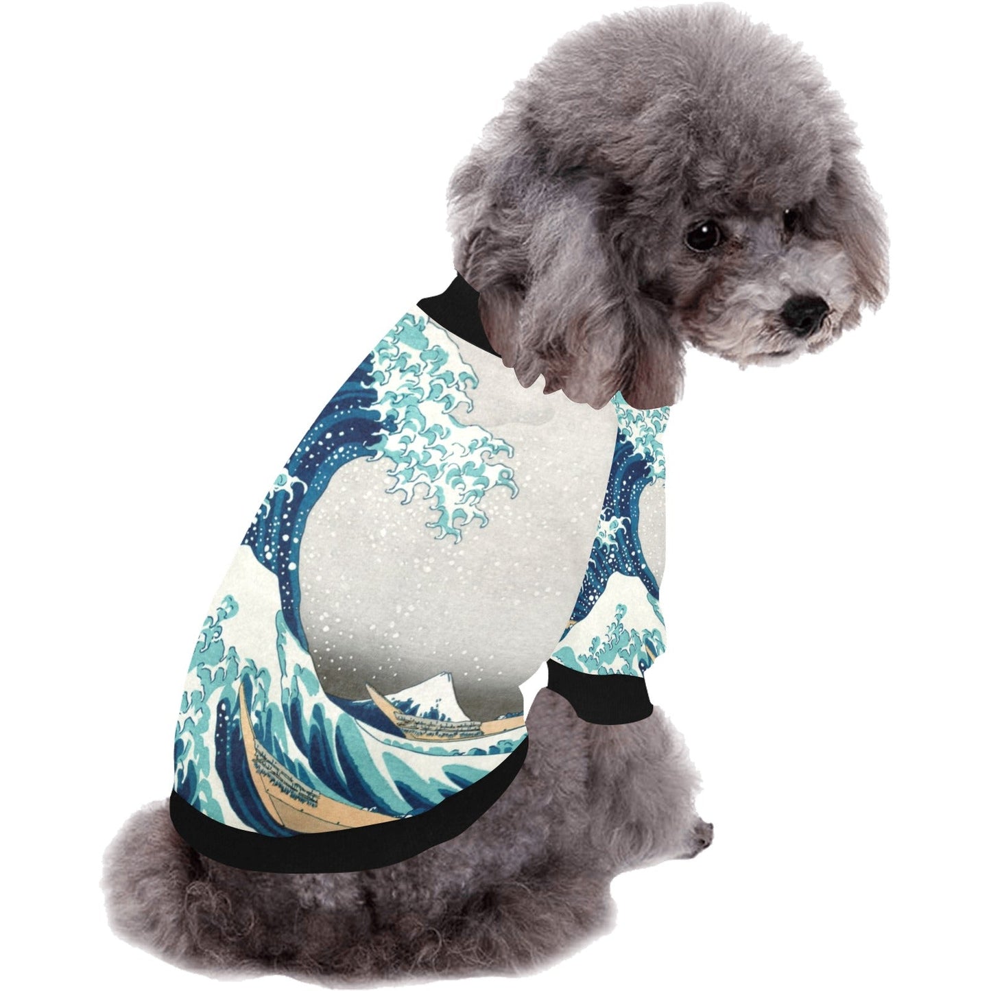 Hokusai Great Wave Off Kanagawa Round Neck Shirt