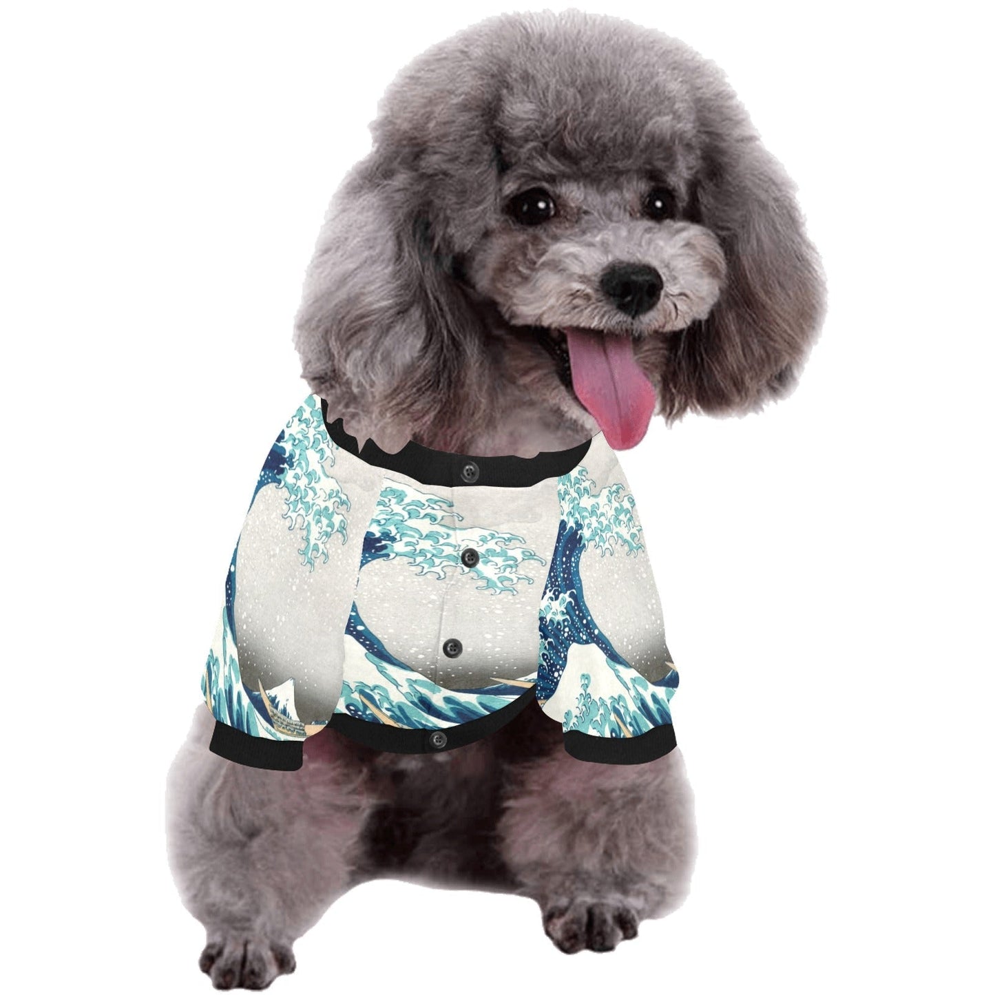 Hokusai Great Wave Off Kanagawa Round Neck Shirt