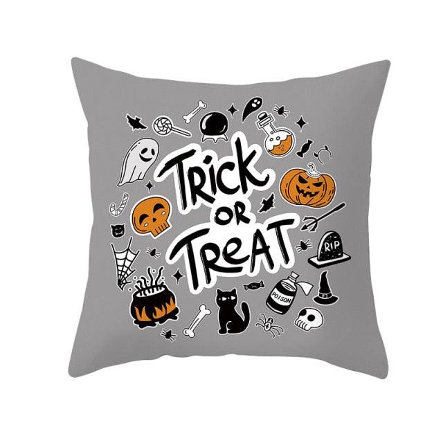 Holiday Pillowcase Pumpkin Cushion Cover Creative Decorative Sofa Party Home Car Pillow Cover Print Pillowcase Fall Decorative Pillows Cotton Linen Material Decoration