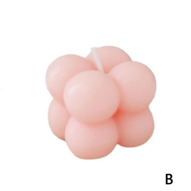 Home Decoration Candle Cube Bubble Candles Handmade Scented Candle Hand Poured Decorative Candle Aesthetic Candles Room Decor for Home Use Bedroom Soy Wax Aromatherapy Cube Candle Scented Relaxing Birthday Gift Home Decoration