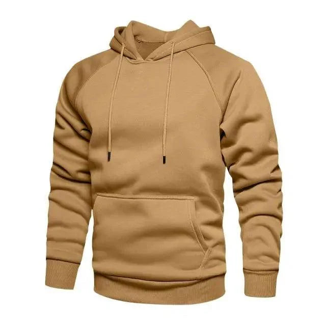 Hoodies Sweatshirts Men Solid Color Hoodie Hip Hop Streetwear Outwear Autumn Winter Long Sleeve Winter Fashion Thick Fleece Sweatshirt Mens Hip Hop Long Sleeve Pullover Hoodies Male Autumn Solid Color Hoodie