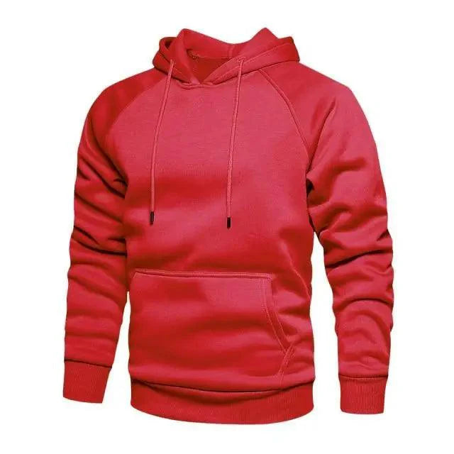 Hoodies Sweatshirts Men Solid Color Hoodie Hip Hop Streetwear Outwear Autumn Winter Long Sleeve Winter Fashion Thick Fleece Sweatshirt Mens Hip Hop Long Sleeve Pullover Hoodies Male Autumn Solid Color Hoodie