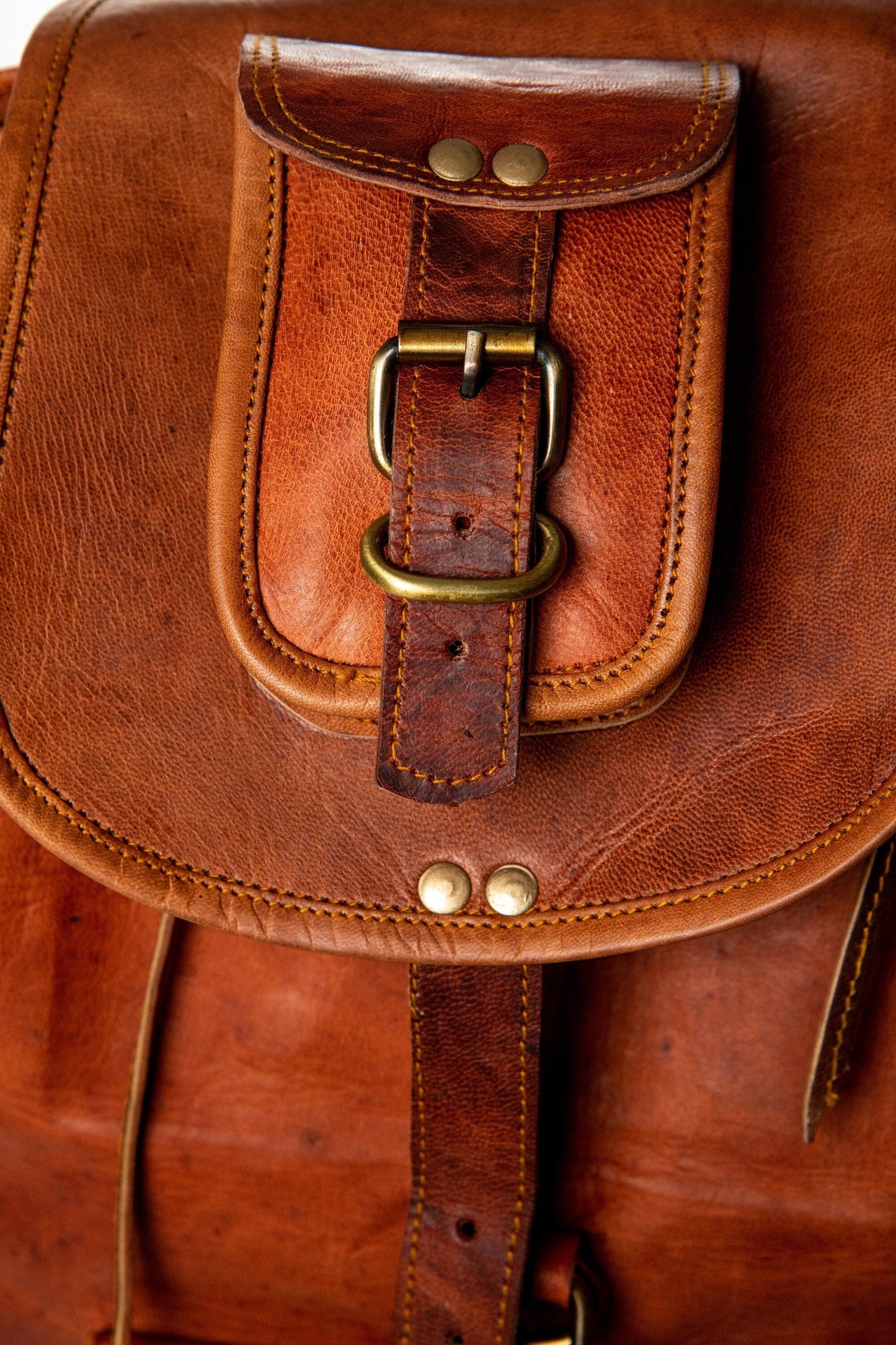 Der Alvarado Rucksack aus gegerbtem Leder