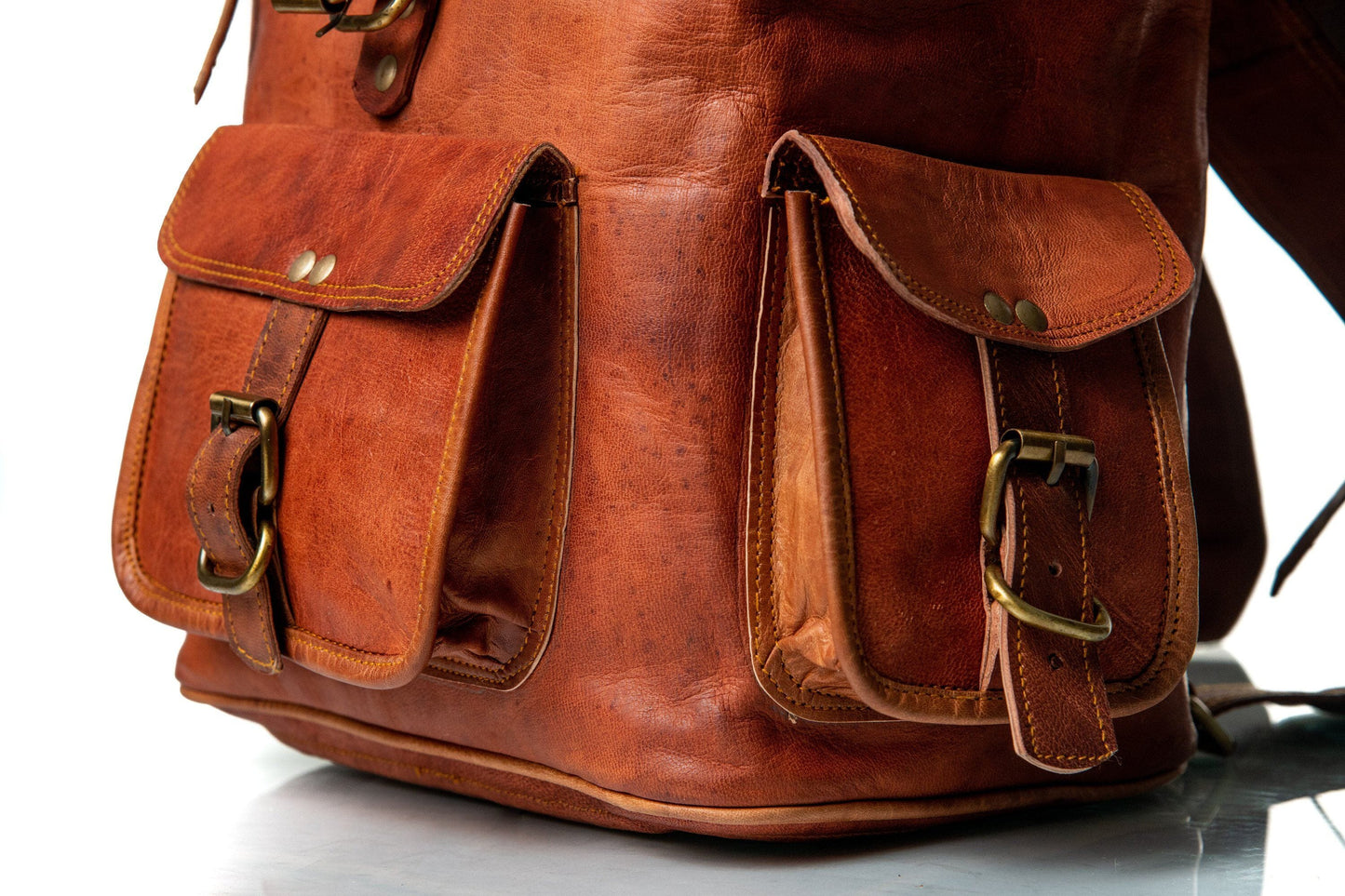 Der Alvarado Rucksack aus gegerbtem Leder
