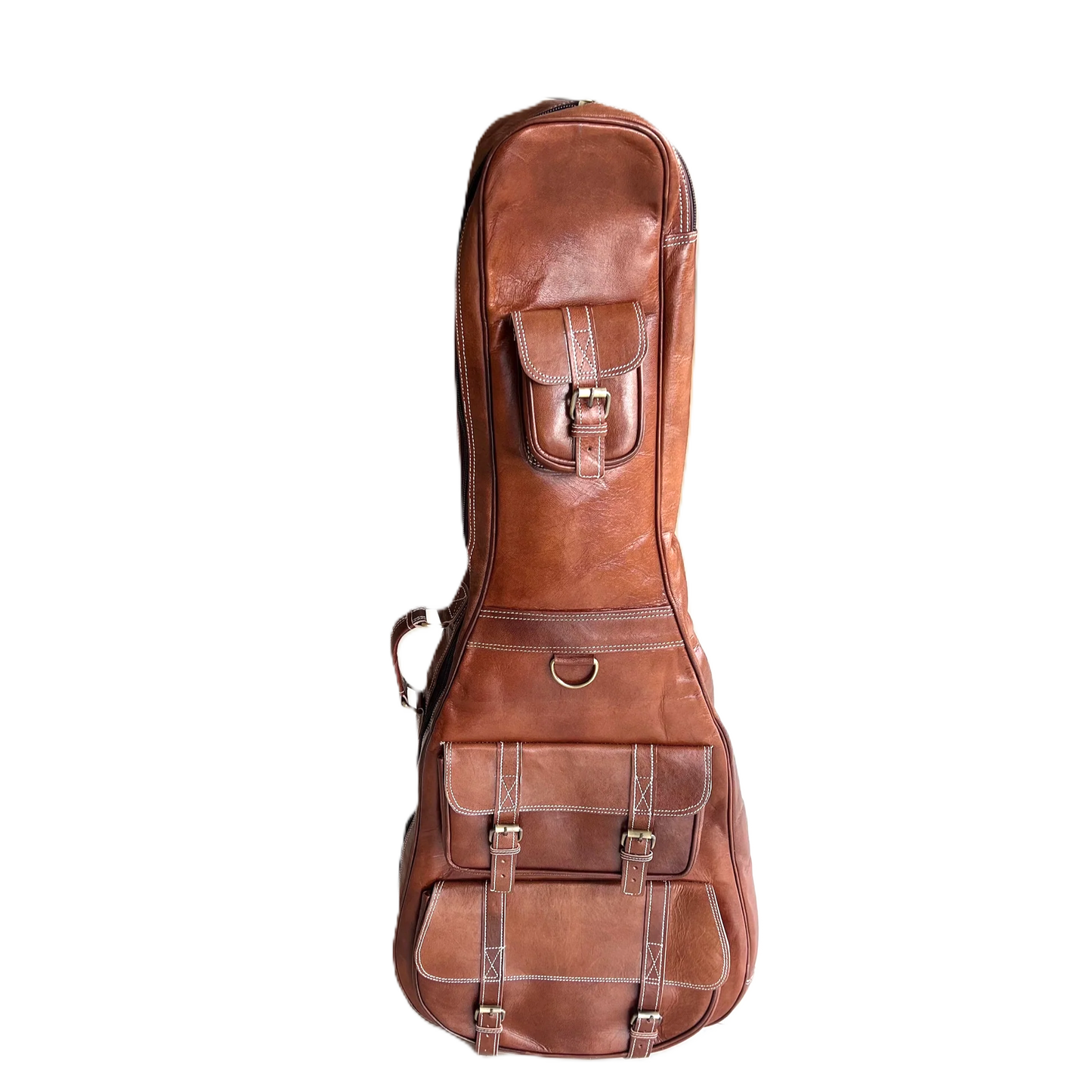 Personalisierter Leder-Gitarrenkoffer