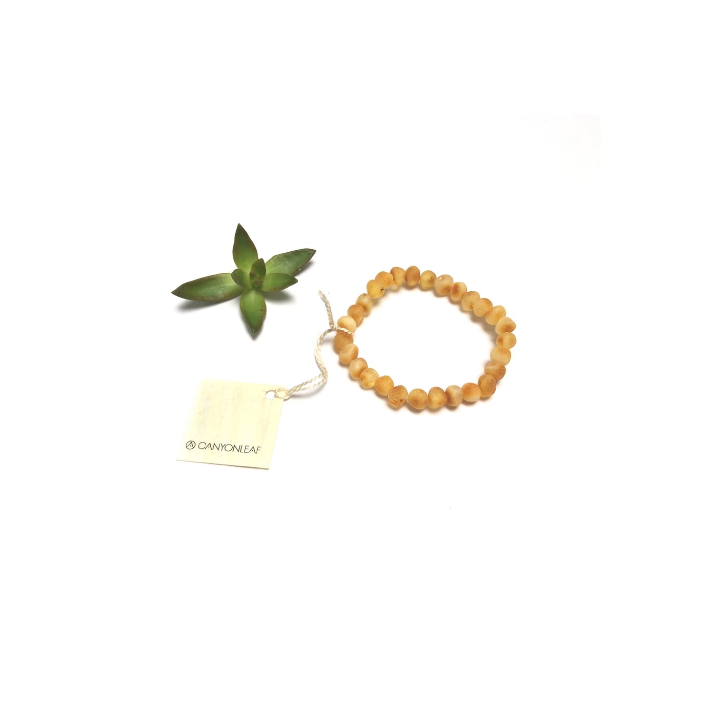 Rohhonig Baltischer Bernstein || Erwachsenenarmband