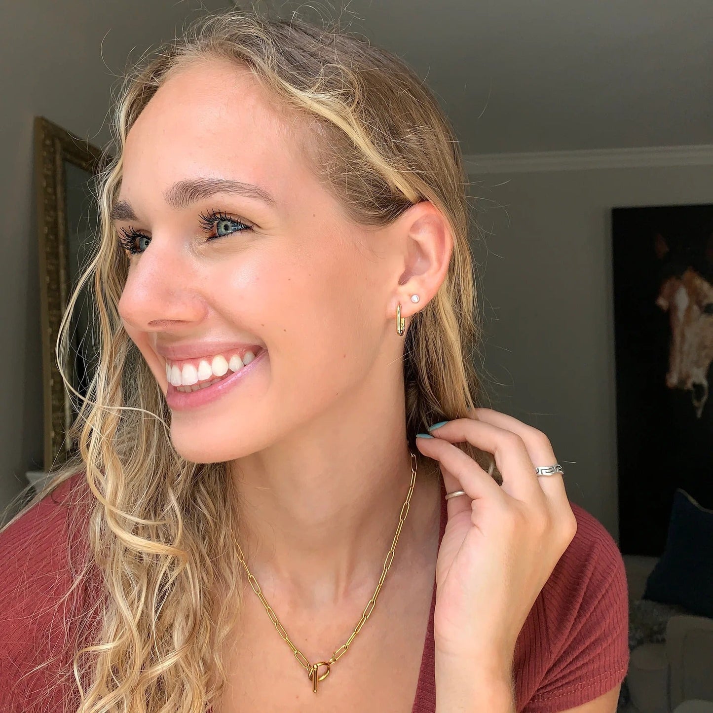 Raya Vermeil-Ohrringe