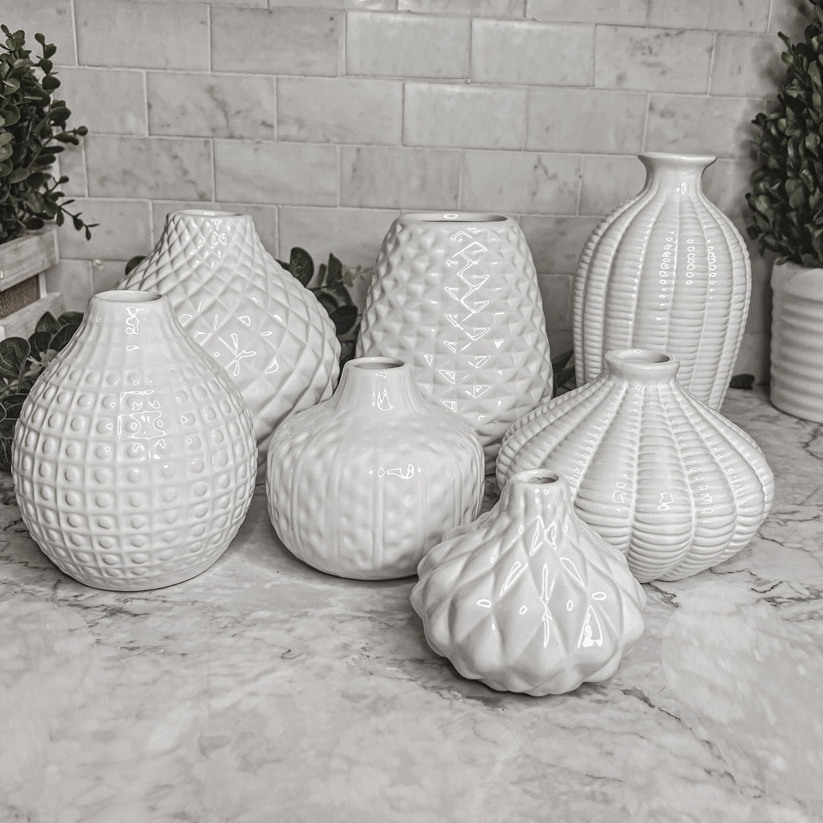 Imperfect Whitney Vases Slightly Damaged Discounted Ceramic Tabletop Vases