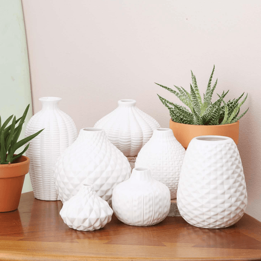 Imperfect Whitney Vases Slightly Damaged Discounted Ceramic Tabletop Vases