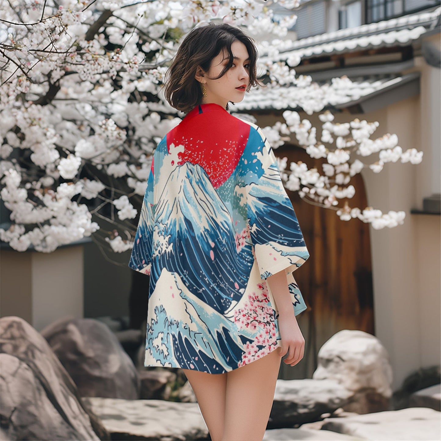 K28 Kimono Vagues de Fuji