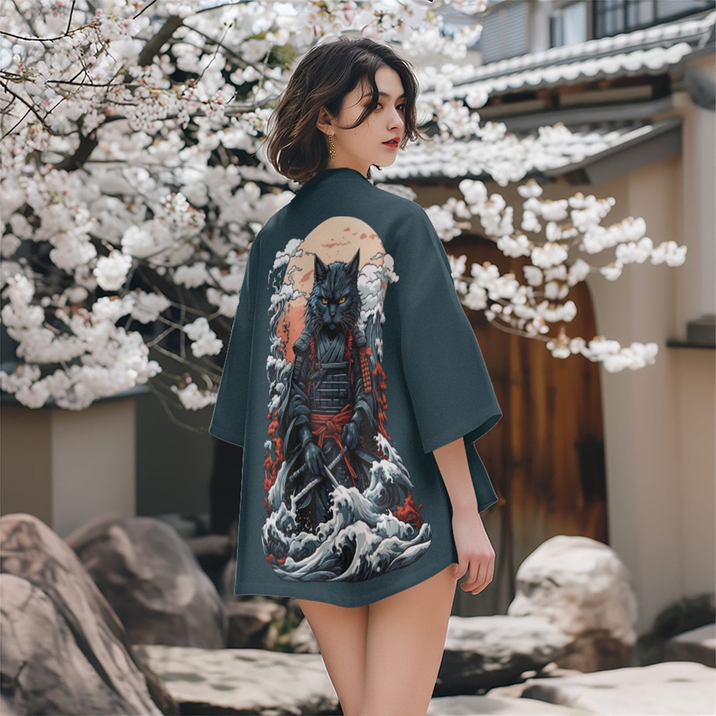 K31 Samurai-Katzenkimono