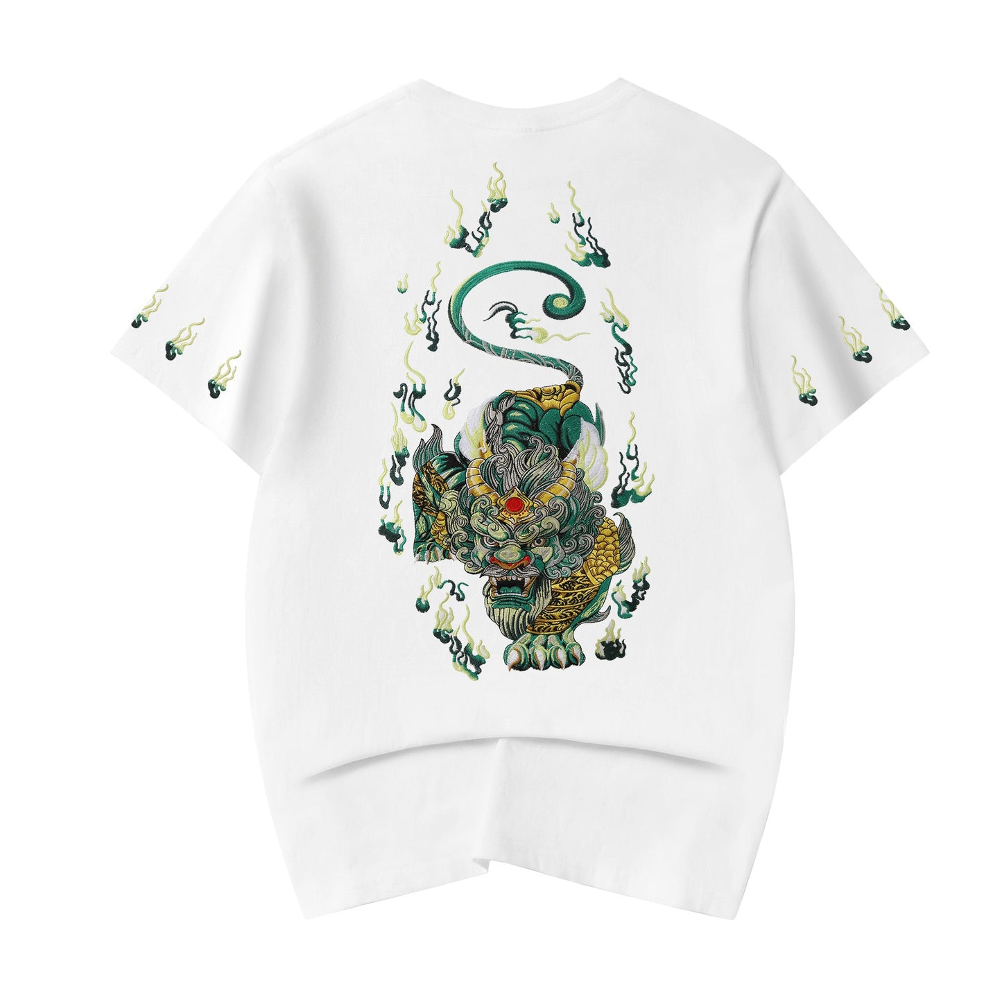 KH2820 T-shirt brodé Kirin Émeraude