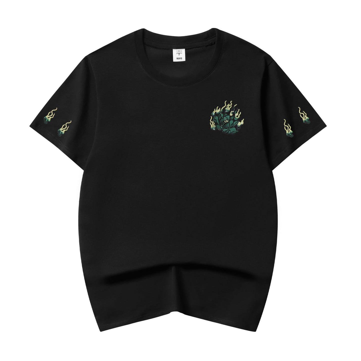 KH2820 T-shirt brodé Kirin Émeraude