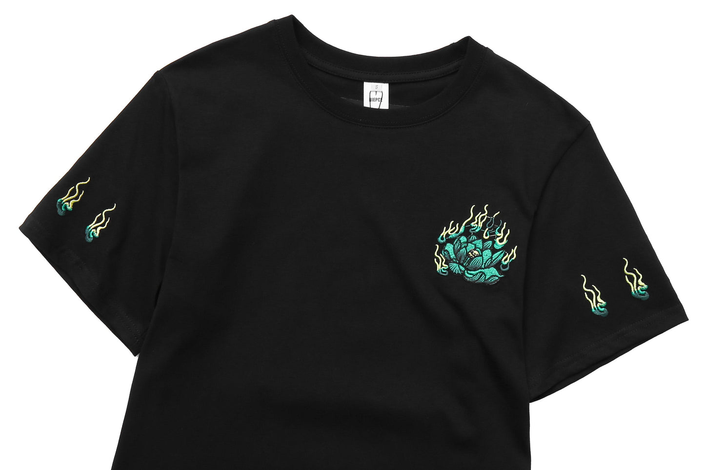 KH2820 T-shirt brodé Kirin Émeraude