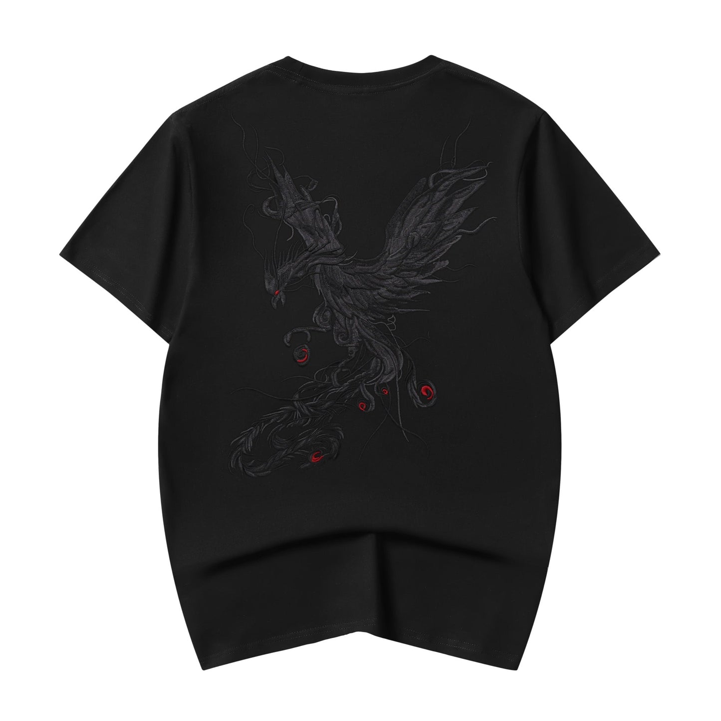 T-shirt brodé « Le phénix renaissant » KH617