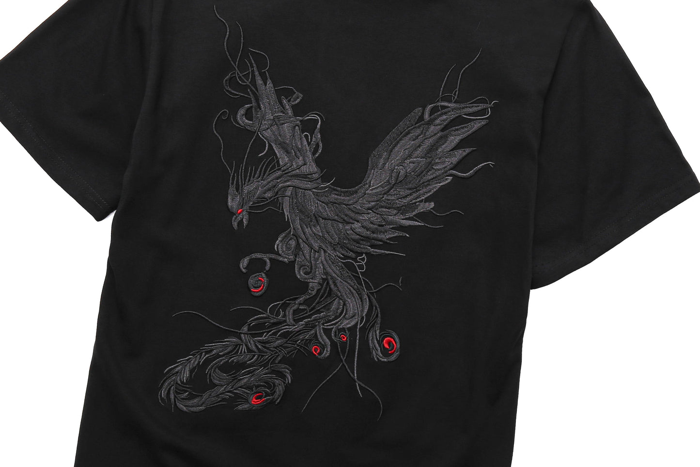 T-shirt brodé « Le phénix renaissant » KH617