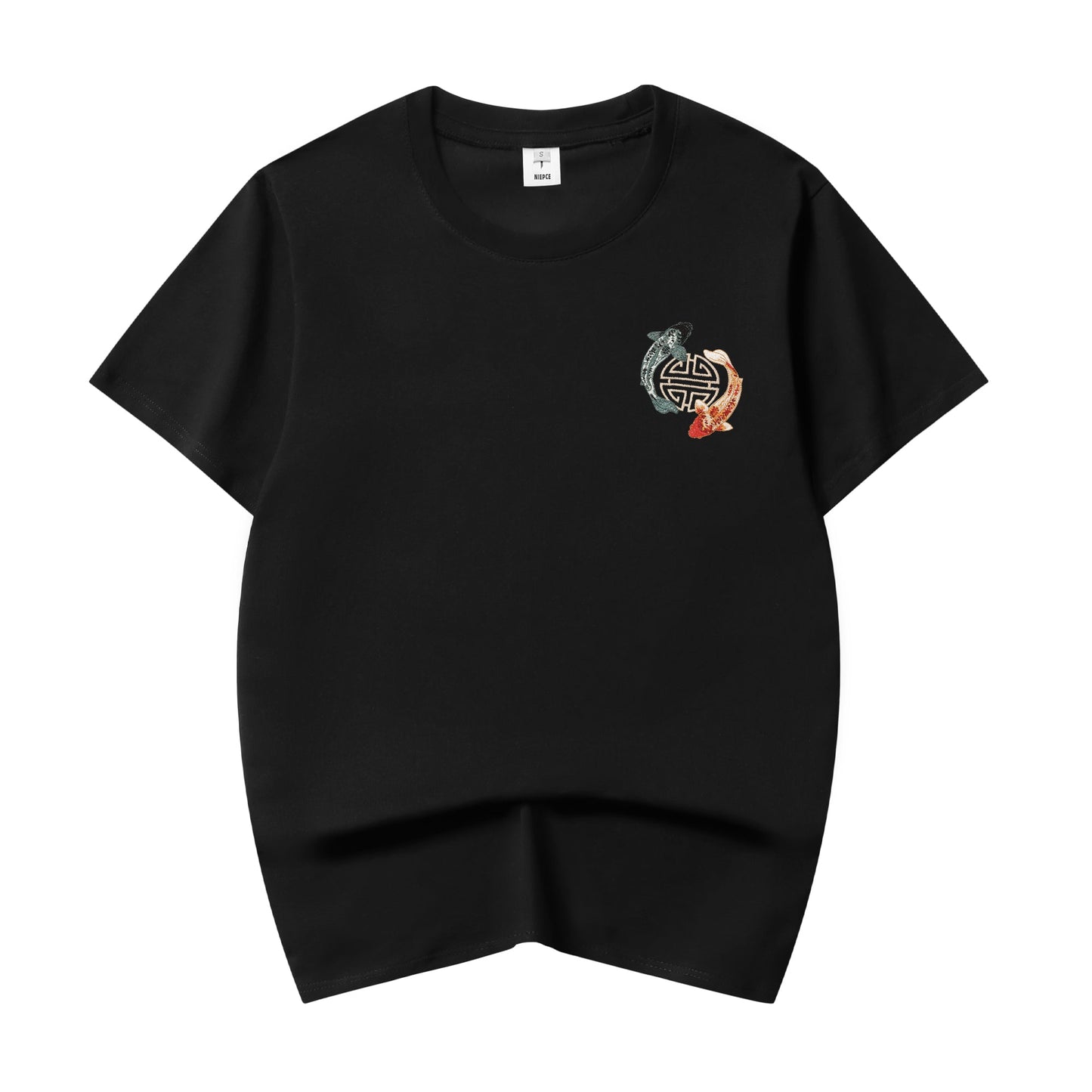T-shirt brodé carpe koï KH880
