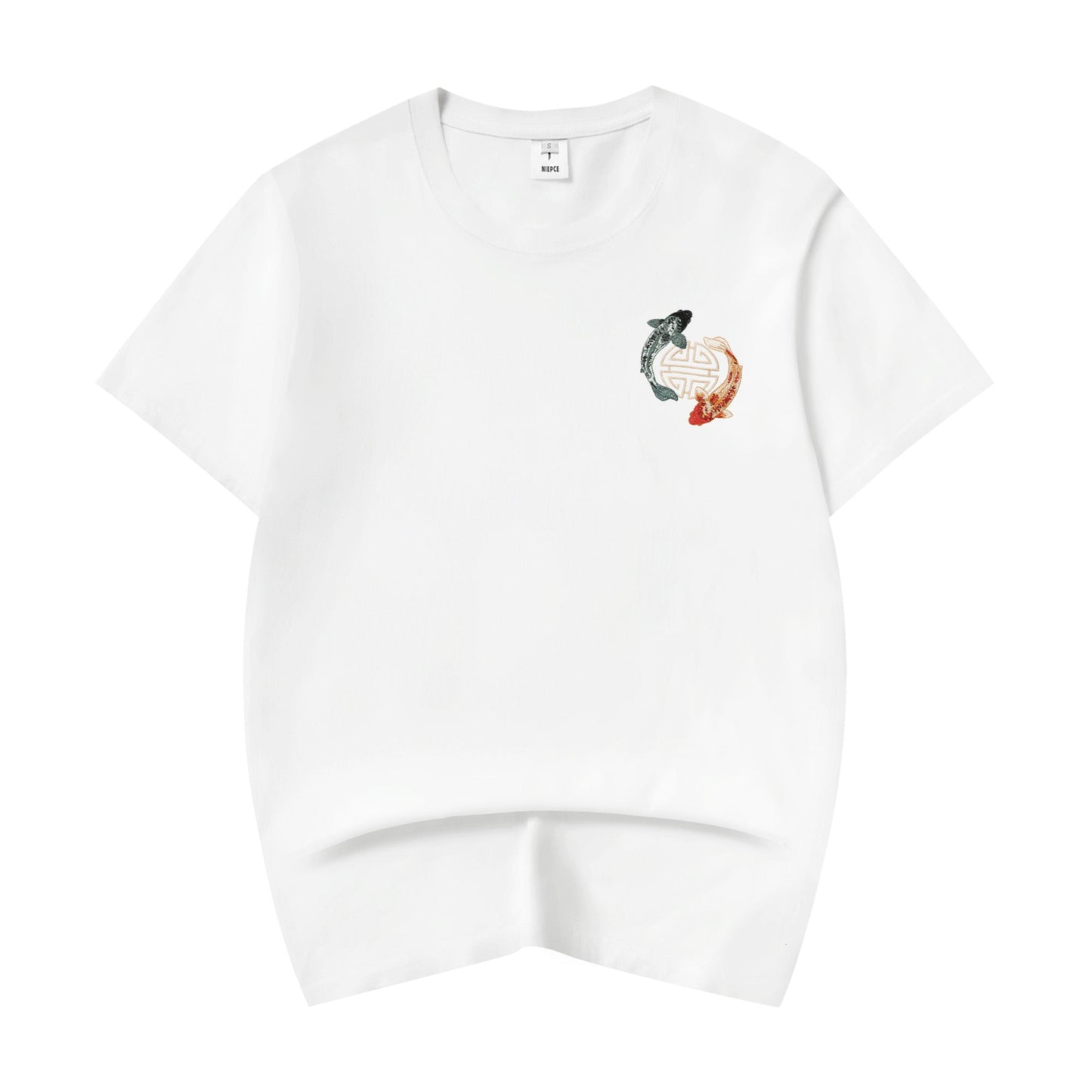 T-shirt brodé carpe koï KH880