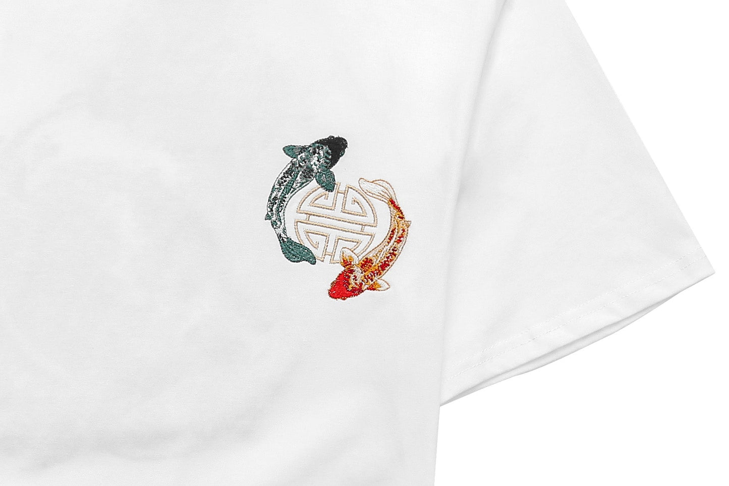 T-shirt brodé carpe koï KH880