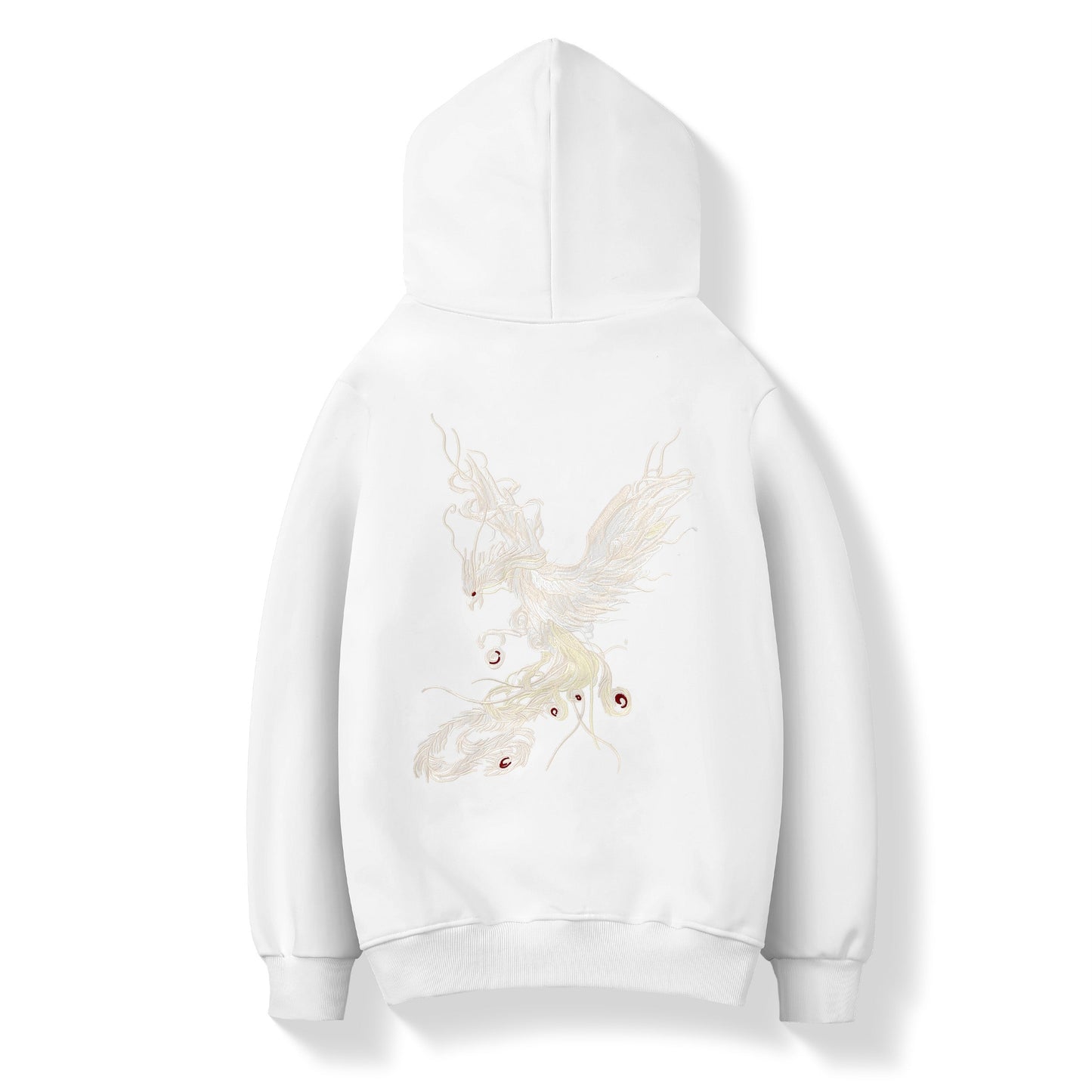 KH9011 Bestickter Phoenix-Kapuzenpullover
