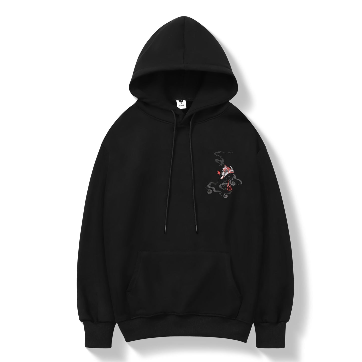 KH9011 Bestickter Phoenix-Kapuzenpullover