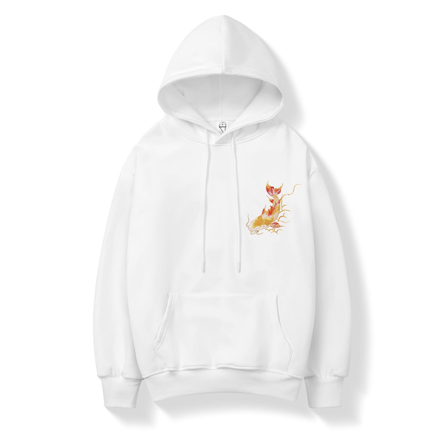 KH9013 Golden Koi-Fisch Bestickter Hoodie
