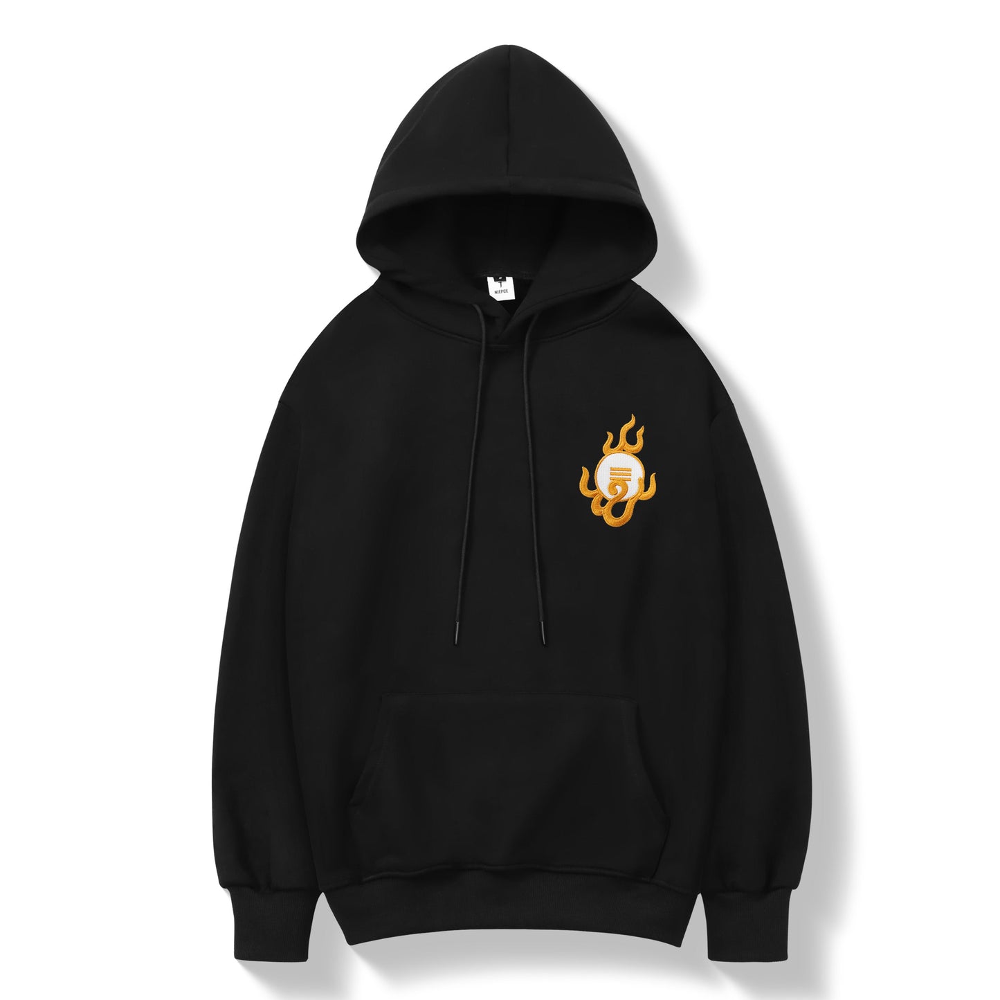 KH9017 Sweat à capuche brodé Tigre riche