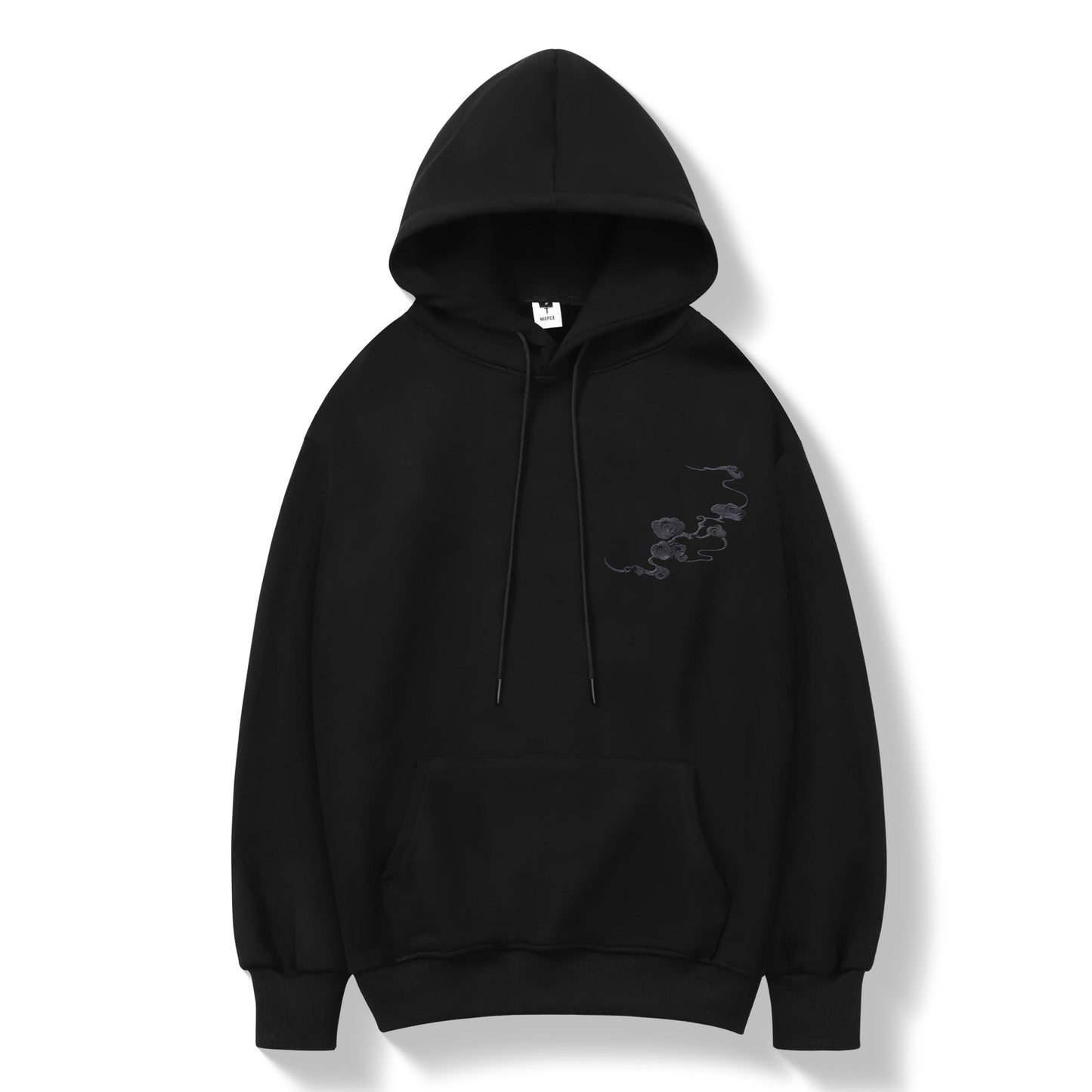 Sweat à capuche brodé Panthère déchaînée KH9202