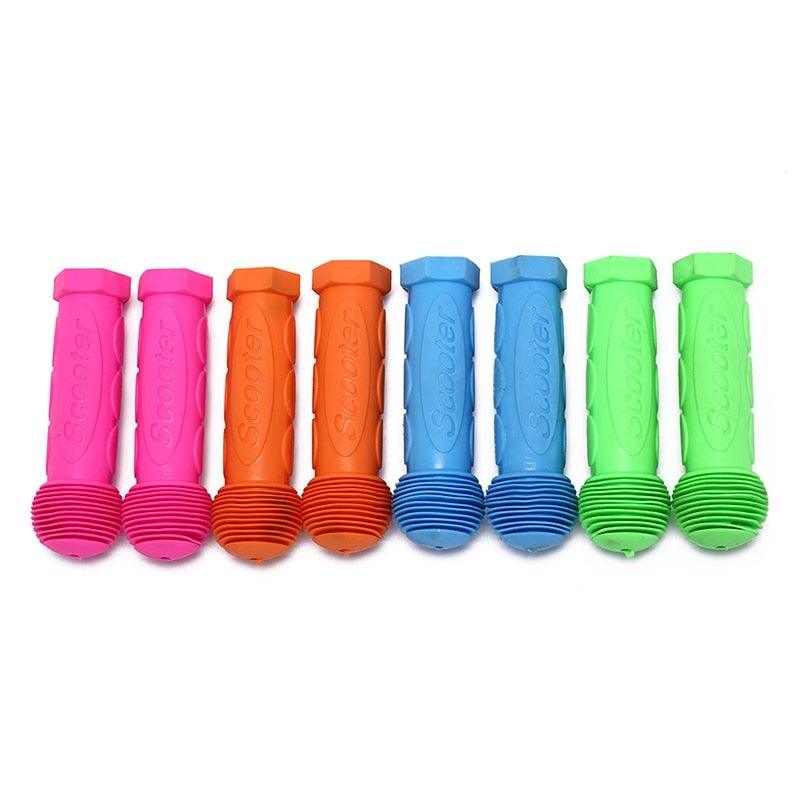 Kids Bike Bicycle Tricycle Scooter Rubber Grip Handle Handlebar Grips Anti-skid Colorful Grips Mountain Bike Grips Sponge Bike Soft Handle Grips Suitable For Road Bikes Mountain And Kids Bikes